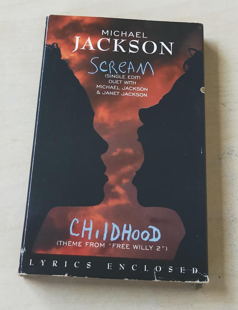 Michael Jackson - Scream/Childhood Cassette MC Single, Cd's en Dvd's, Cassettebandjes, 1 bandje, Ophalen of Verzenden, Pop, Epic