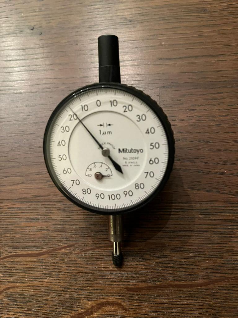 Mitutoyo meetklok 0,001 mm - 1 mm, Doe-het-zelf en Verbouw, Ophalen of Verzenden, Afstand