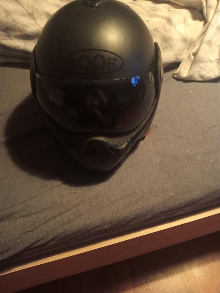 Zwarte Boxer helm, Ophalen, Tweedehands, Systeemhelm, Overige merken