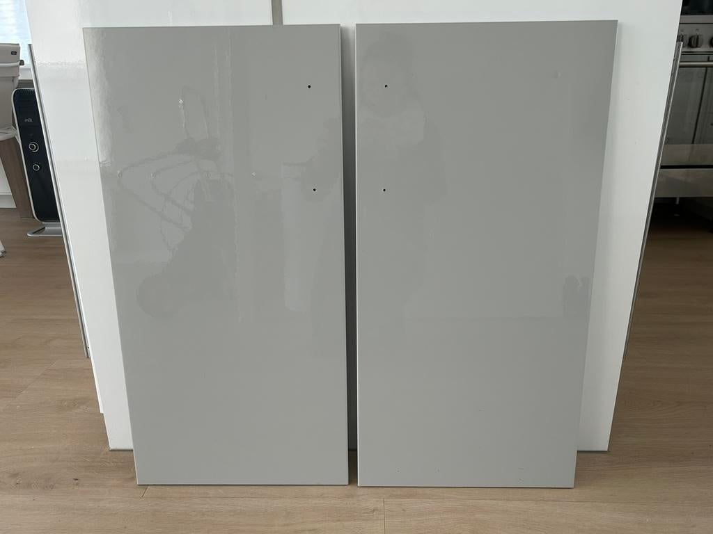 IKEA RINGHULT keukendeur lichtgrijs 80cm x 40cm - 2 stuks, Ophalen, Minder dan 50 cm, Gebruikt, Minder dan 25 cm
