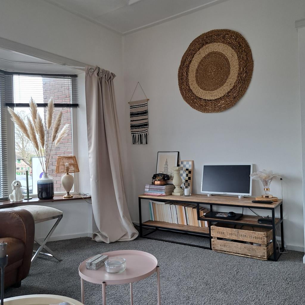 Rieten mat wanddecoratie, Ophalen of Verzenden