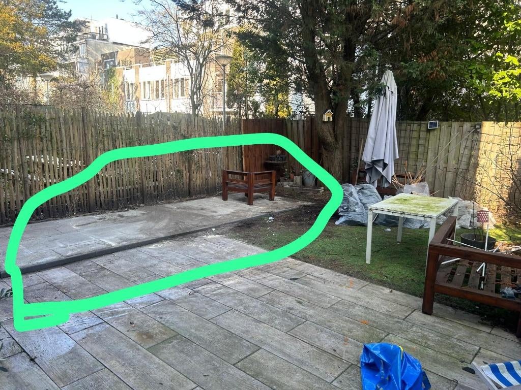 betontegels, Tuin en Terras, Tegels en Klinkers, Ophalen, Gebruikt, Beton, Terrastegels