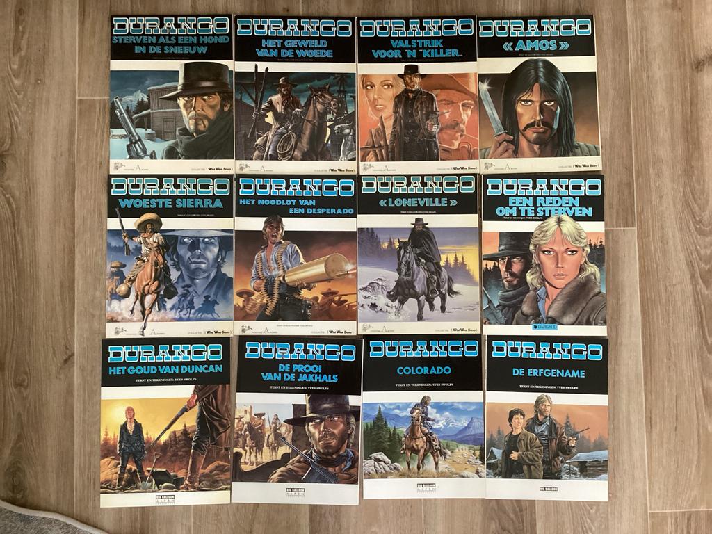 Durango stripboeken - 12 verschillende titels in zeer goede, Meerdere stripboeken, Ophalen of Verzenden, Zo goed als nieuw