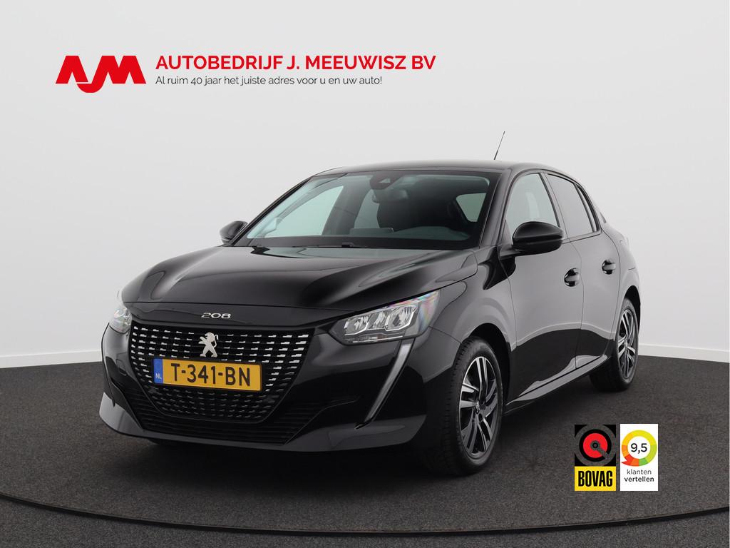 Peugeot 208 1.2 PureTech Allure/ automaat/ lage km!, 101 pk, Gebruikt, Leder en Stof, Origineel Nederlands