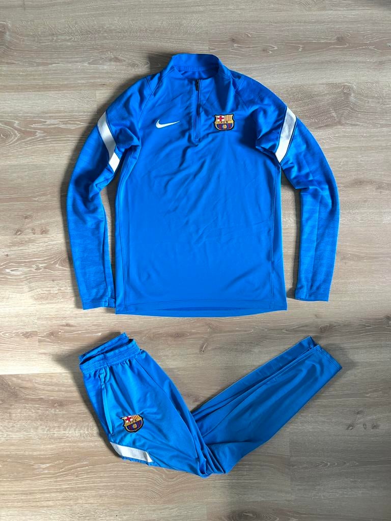 FC Barcelona blauw Nike trainingspak 21/22 maat XS, Blauw, Ophalen of Verzenden, Nike, Nike