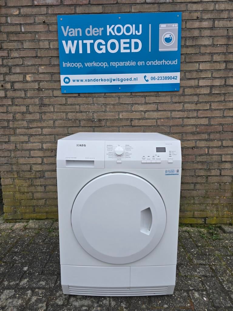 AEG Protex condensdroger | 7 kilo | Gratis thuisbezorgd 🚚✅️, Ophalen, 6 tot 8 kg, Anti-kreukfase, Zo goed als nieuw