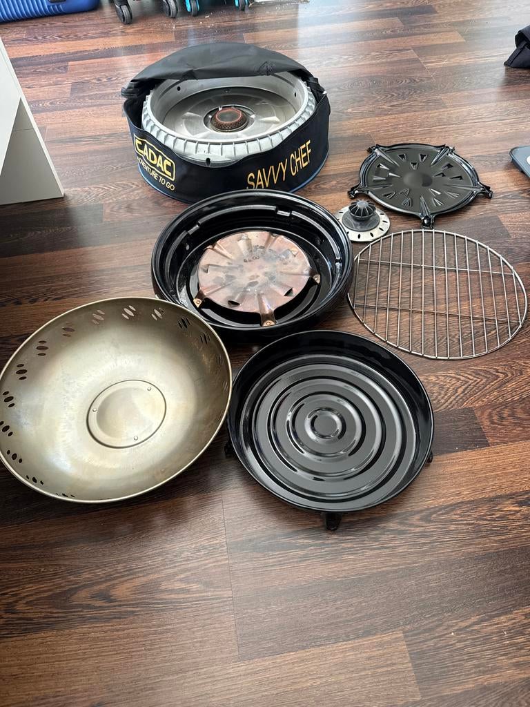CADAC Savy Chef schotelbraai, Ophalen of Verzenden, Gebruikt