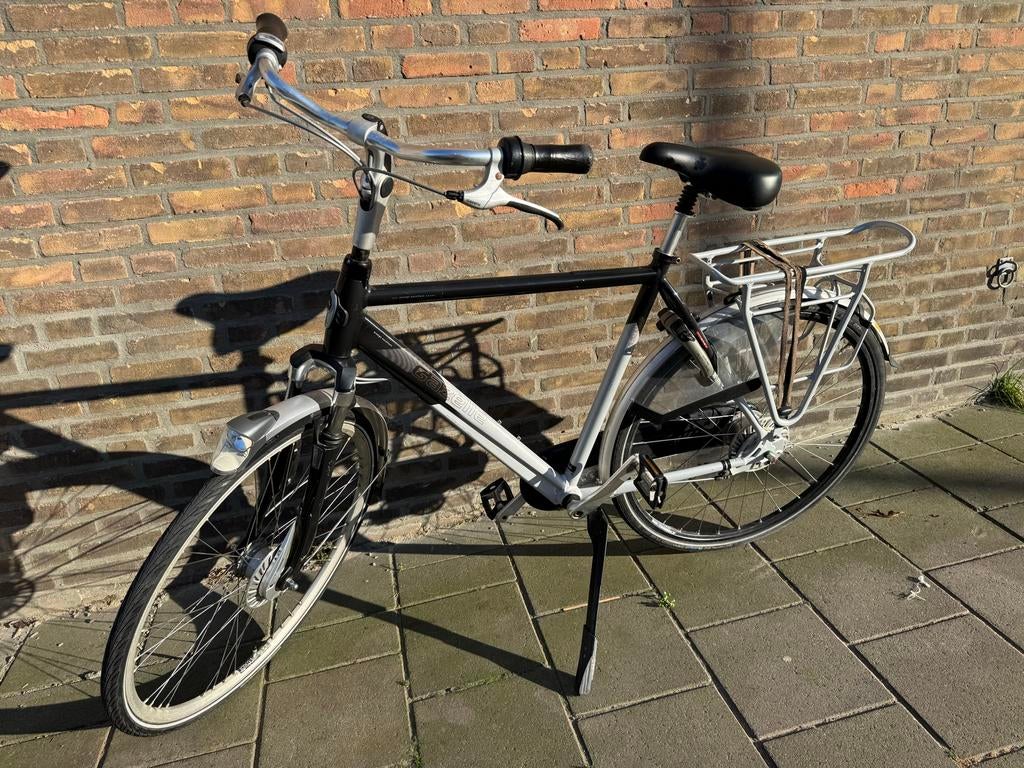 Gazelle herenfiets orange excellent. frame maat 57-61, Ophalen, Versnellingen, Zo goed als nieuw, 57 tot 61 cm