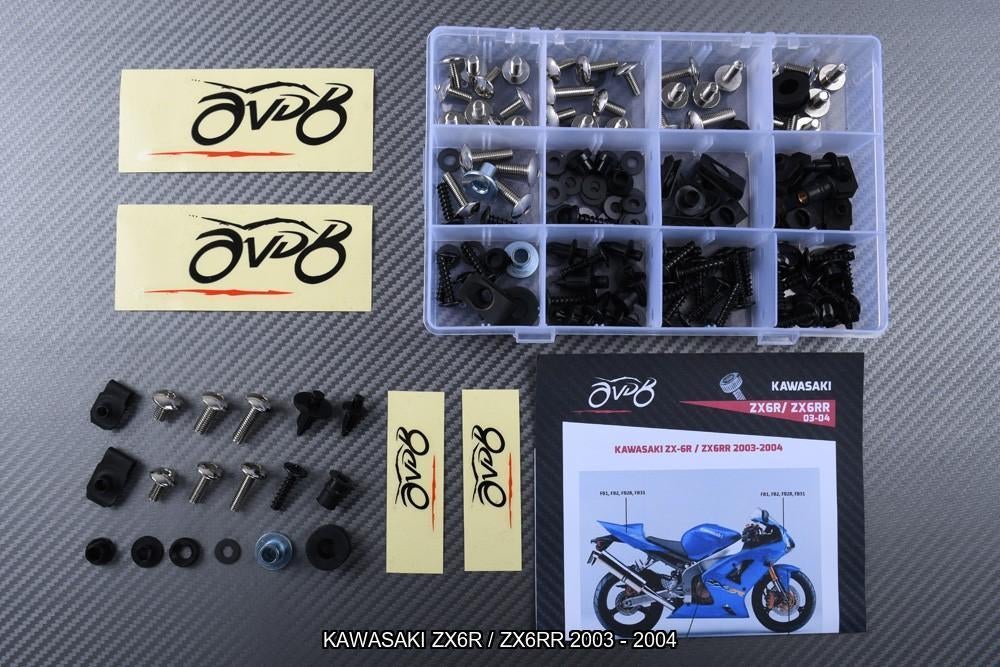 Kuip bouten set voor KAWASAKI ZX6R / ZX6RR 2003 2004, Ophalen of Verzenden, Nieuw