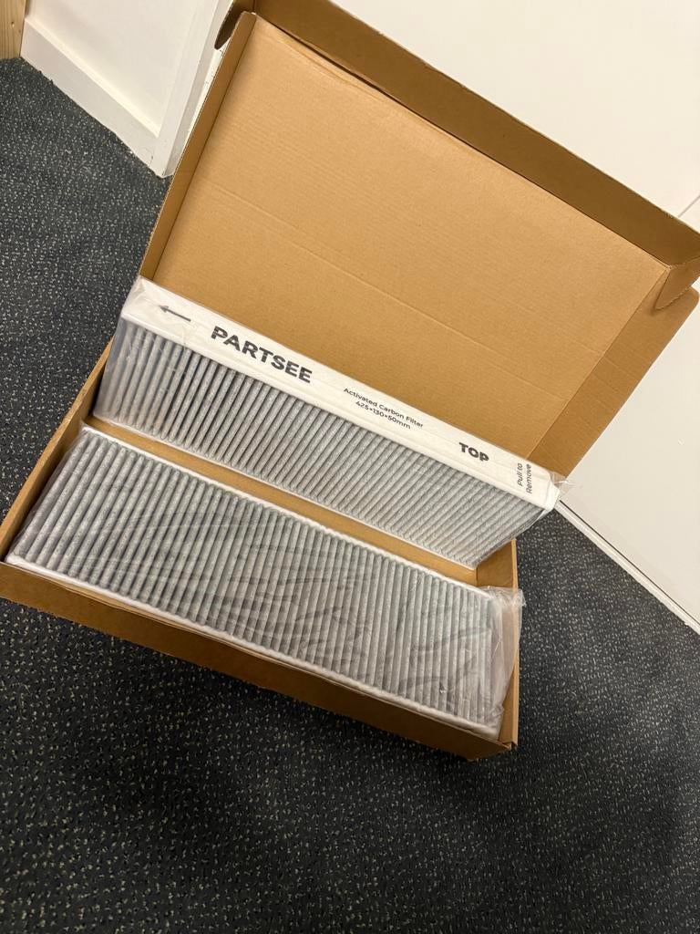 PARTSEE Geactiveerd Koolstoffilter 425x130x50mm, Ophalen of Verzenden, Nieuw, Universele onderdelen