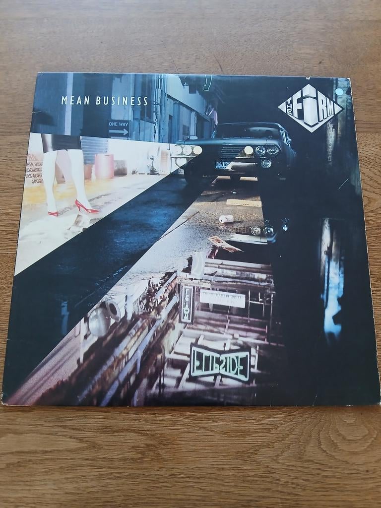 The Firm - Mean Business LP (1986), Cd's en Dvd's, Vinyl | Rock, Ophalen of Verzenden, Gebruikt, 12 inch, Poprock