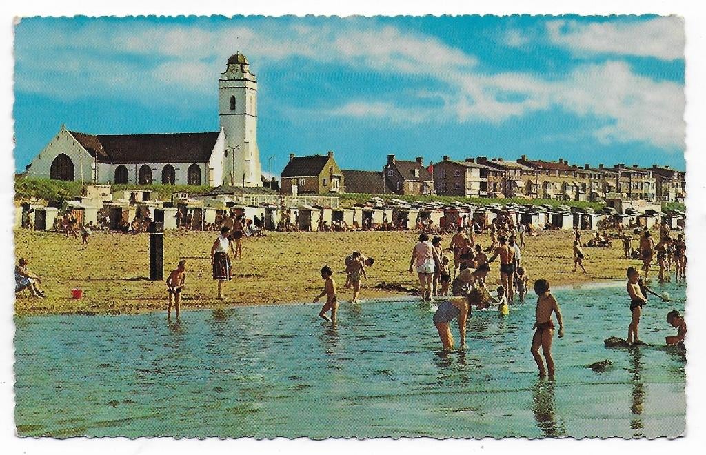 Katwijk aan Zee Ansichtkaart uit 1962   ( B7712), Verzamelen, Ansichtkaarten | Nederland, Ophalen of Verzenden, 1960 tot 1980