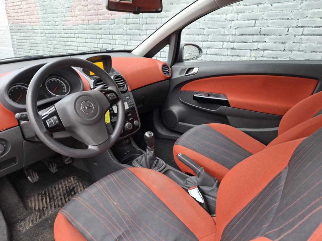 Opel Corsa 1.4-16V Enjoy 3-Drs Airco APK 02-2027 ✅, Gebruikt, 4 cilinders, Zwart, Origineel Nederlands