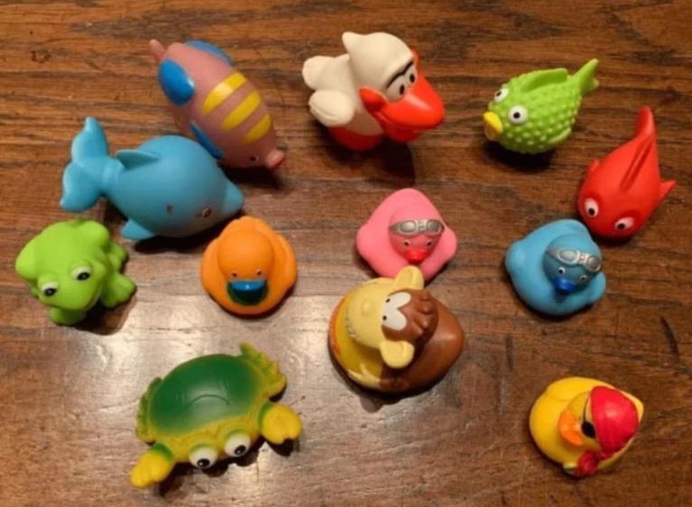 Veel verschillende badfiguurtjes, badspeelgoed, Ophalen of Verzenden, Nieuw