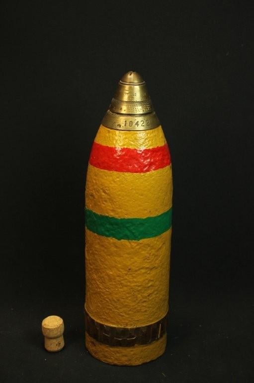 WO1 Britse 4,5 inch patroon LEEG, Ophalen of Verzenden, Landmacht, Engeland, Hulzen of Bodemvondsten