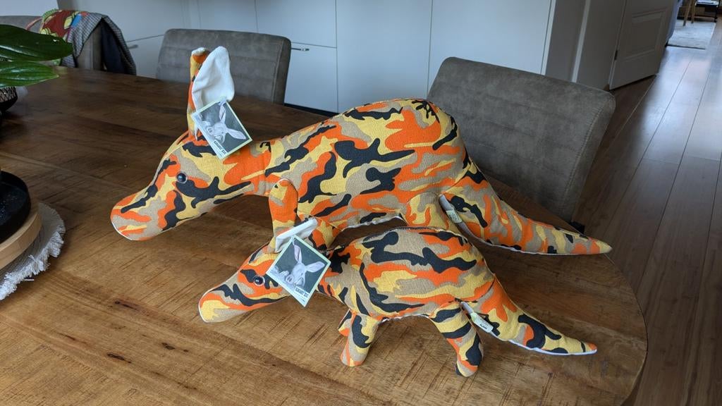 Knuffels Burgers' Zoo - Aardvark (2 stuks), Ophalen of Verzenden, Zo goed als nieuw, Overige typen