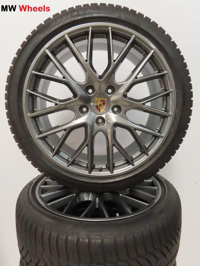 Originele Porsche Panamera 21 inch velgen met winterbanden, Auto-onderdelen, Banden en Velgen, Gebruikt, -, 275 mm, -