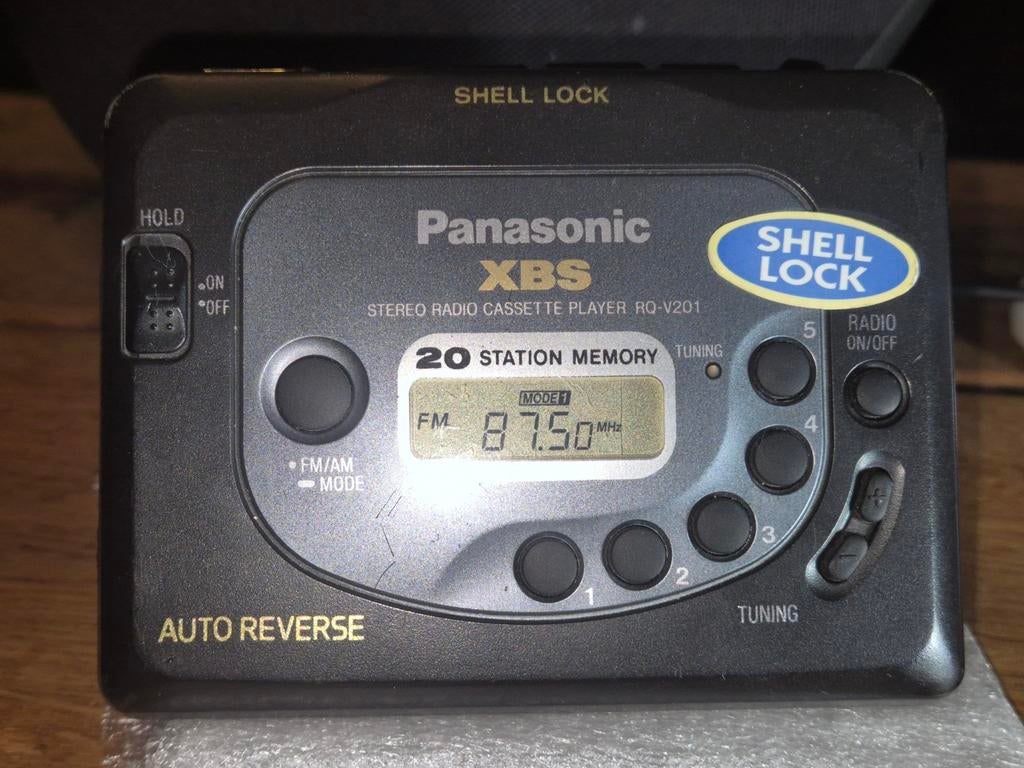 Panasonic Stereo Radio Cassette Player RQ-V201 - Gereviseerd, Ophalen of Verzenden, Walkman