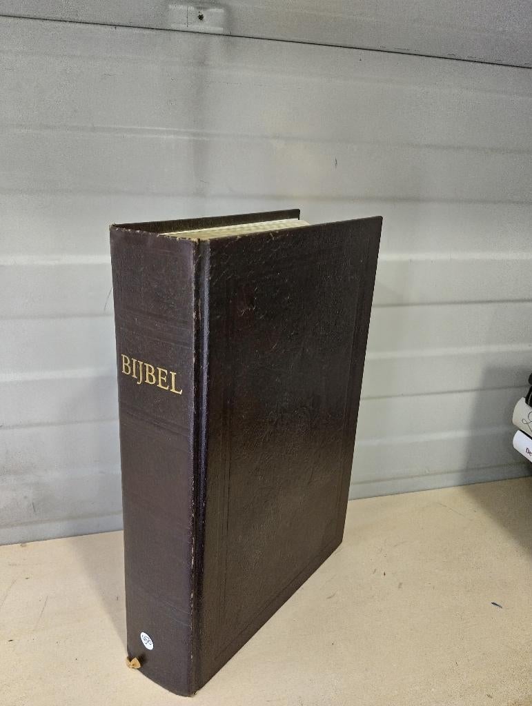 Nr. 958 GBS Bijbel met kanttekeningen, groot formaat, Ophalen of Verzenden, Zo goed als nieuw, Christendom | Protestants