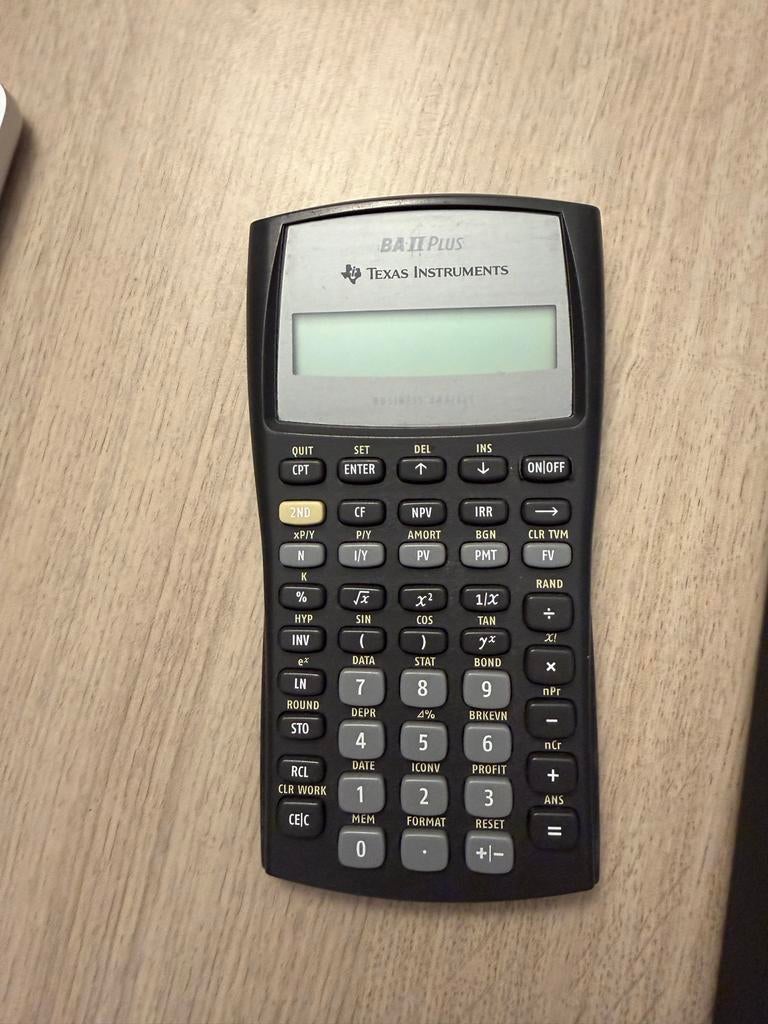 Texas Instruments BA II Plus Calculator, Ophalen, Zo goed als nieuw