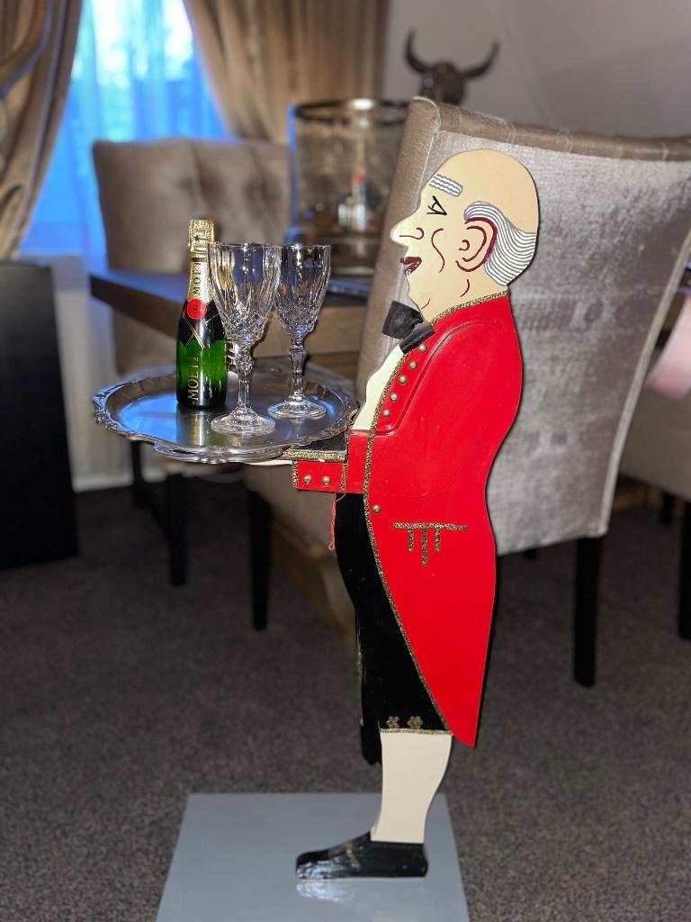 Butler hout, Ophalen, Gebruikt, Mens