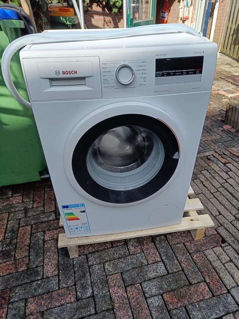 Bosch Serie 4 Wasmachine - VarioPerfect EcoSilence Drive, Ophalen, Gebruikt, 85 tot 90 cm, 1200 tot 1600 toeren