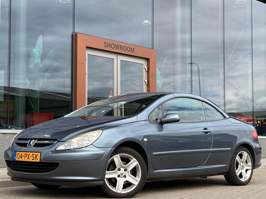 Peugeot 307 CC | Airco | Leder | Stoelverwarming | 2.0-16V, Gebruikt, Zwart, 4 cilinders, Cabriolet