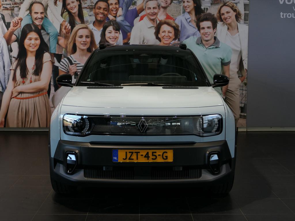 Renault 4 comfort range techno 52 kWh - NIEUW! - Elektrische, Adaptive Cruise Control, Gebruikt, 150 pk, Blauw