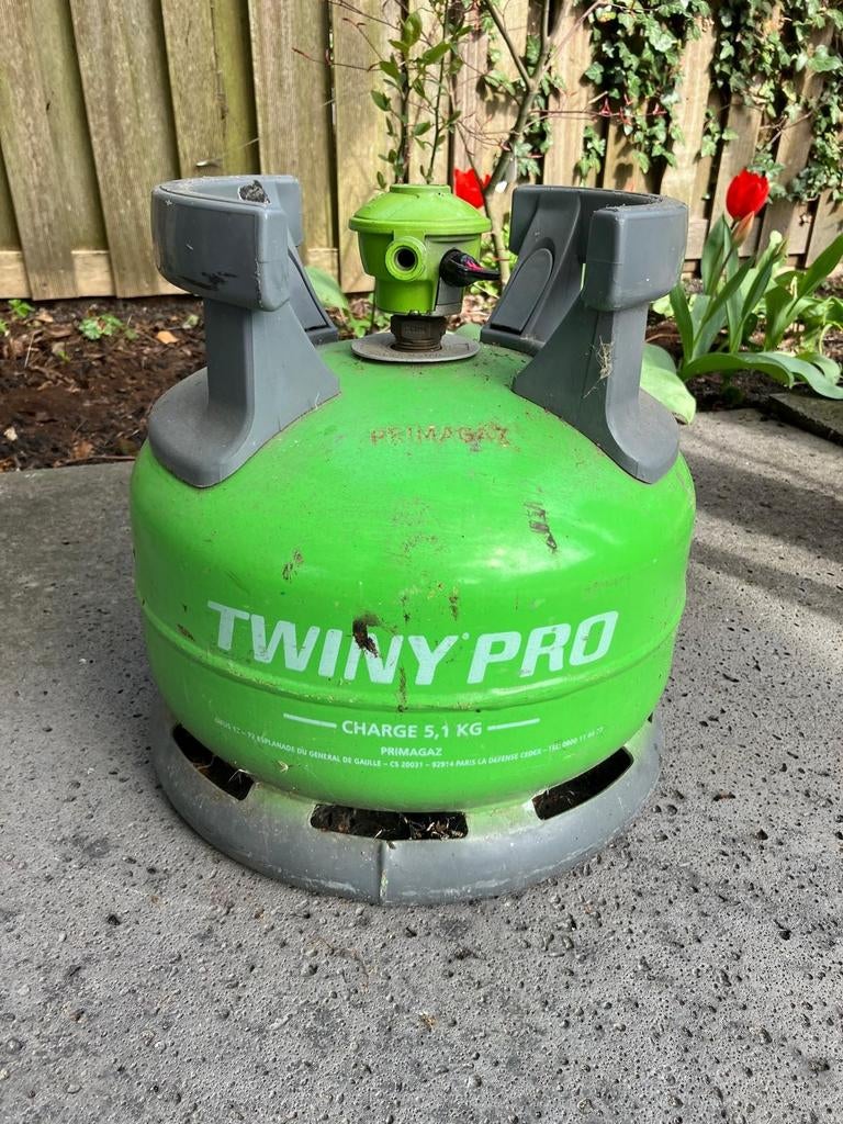 Volle gasfles Primagaz Twiny Pro uit Frankrijk, Ophalen, Zo goed als nieuw