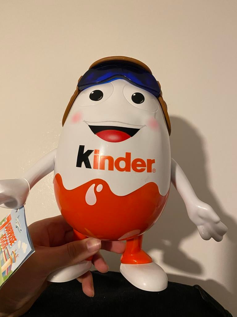 Grote Kinder Surprise figuur met pilotenbril, Ophalen of Verzenden, Zo goed als nieuw, Overige typen
