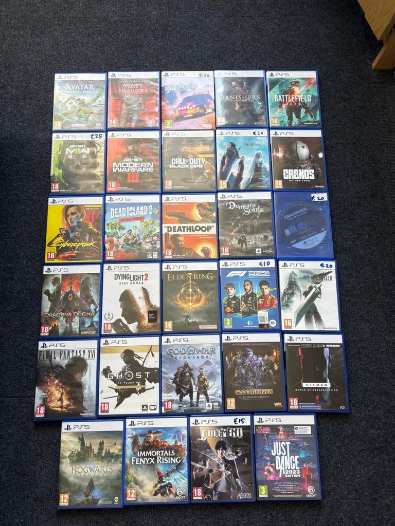 Ps5 games / spellen, Spelcomputers en Games, Games | Sony PlayStation 5, Ophalen of Verzenden, Zo goed als nieuw
