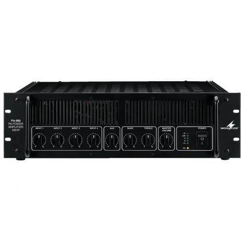 PA Versterker Monacor en 7st. HK audio geluidsboxen, Ophalen, Zo goed als nieuw, 500 tot 1000 watt, P.A.