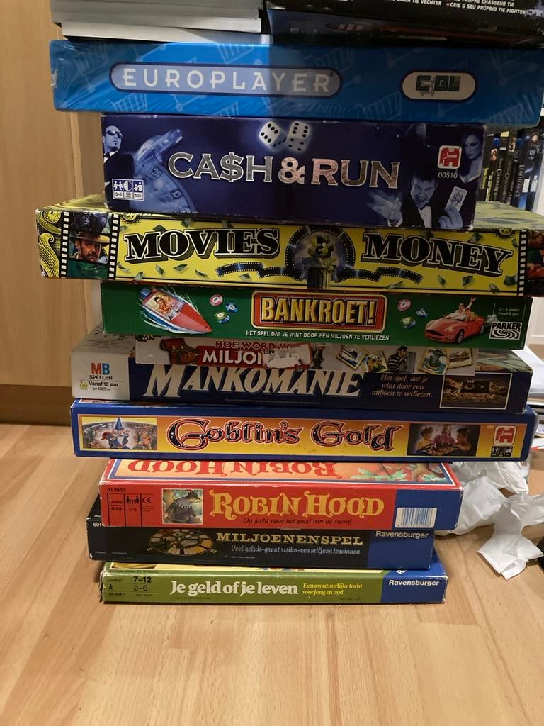 Diverse geld- en bordspellen - Meer info via bericht, Drie of vier spelers, Ophalen of Verzenden, Gebruikt