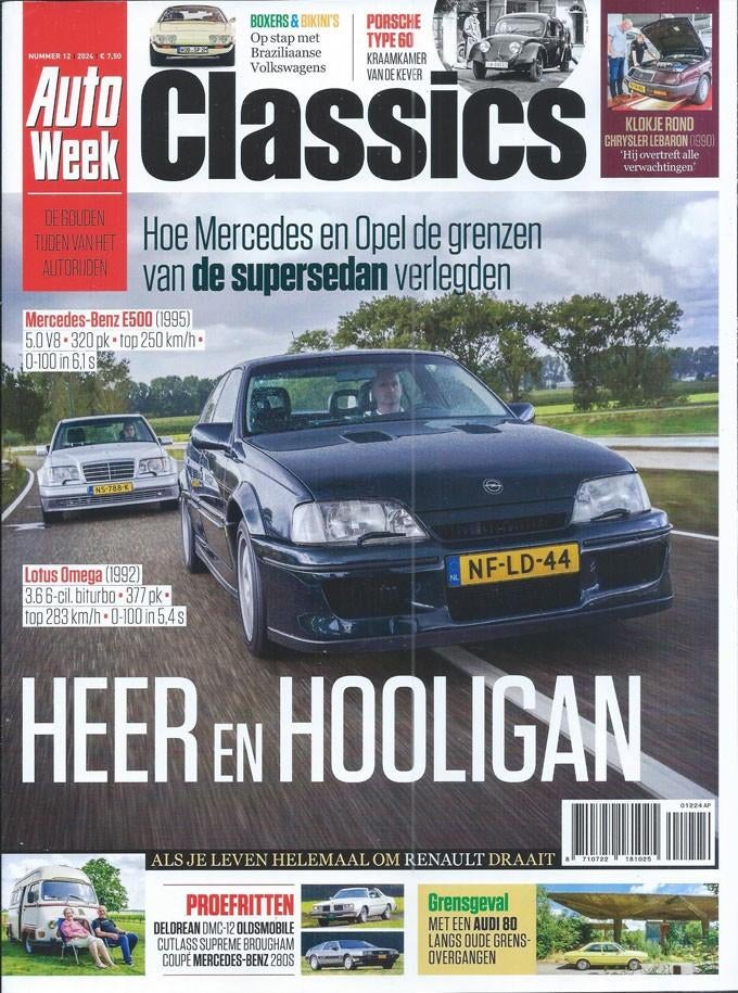 Autoweek Cl 12 2024 : Mercedes E500 - Opel Lotus Omega - VW, Ophalen of Verzenden, Gelezen, Algemeen