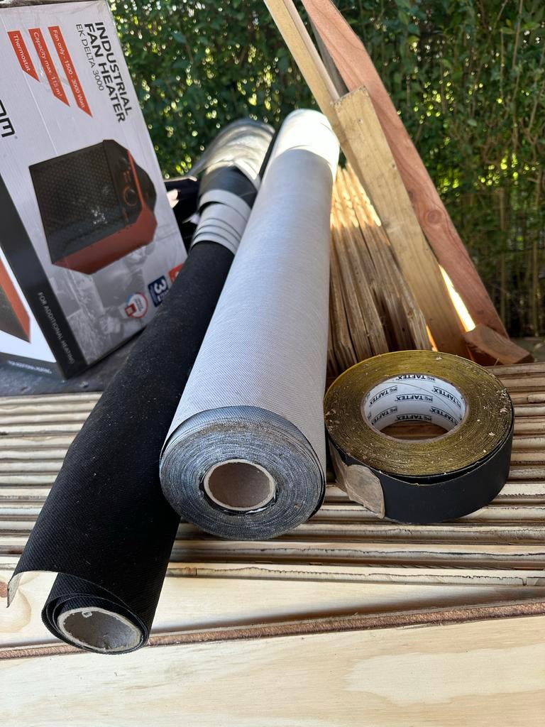 Taftex Damp-open folie - Bouw- Waterdicht & Ademend, Doe-het-zelf en Verbouw, Isolatie en Afdichting, Overige materialen, Nieuw