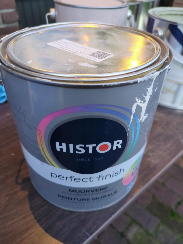 Histor Perfect Finish Muurverf Crème Wit, Ophalen of Verzenden