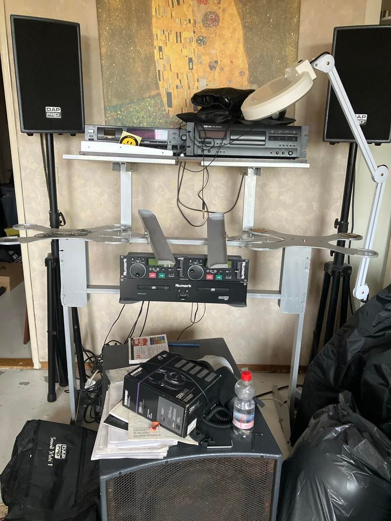 Dj meubel unit ijzer, Ophalen of Verzenden, Gebruikt, Dj-set