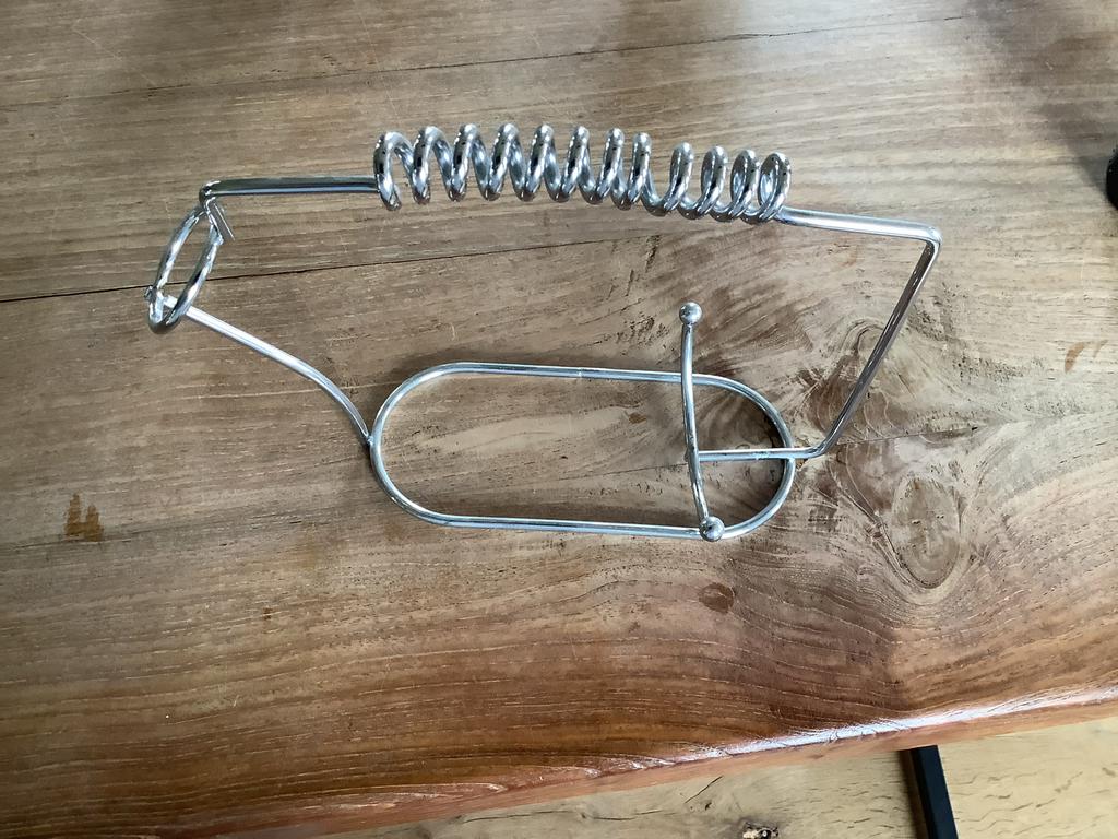 Metalen Wijnfleshouder - Modern Design, Gebruikt, Ophalen of Verzenden, Minder dan 5 flessen, Metaal