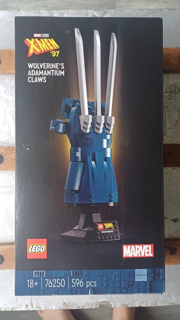 LEGO Wolverine's Adamantium Klauwen - X-Men '97 (76250), Ophalen of Verzenden, Zo goed als nieuw, Complete set, Lego