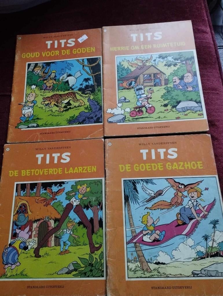 Tits, Meerdere stripboeken, Ophalen, Gelezen, Willy Vandersteen