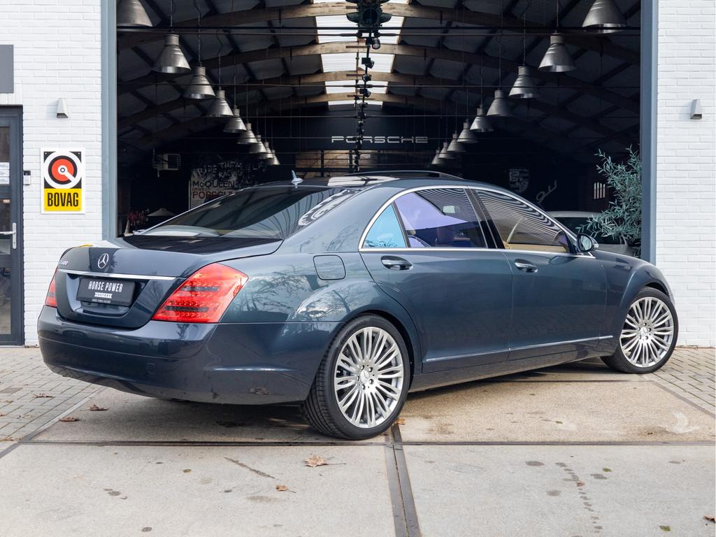 Mercedes-Benz S-Klasse 500 Lang *Softclose | ACC | Schuif/Ka, Auto's, Automaat, 5461 cc, Achterwielaandrijving, Gebruikt