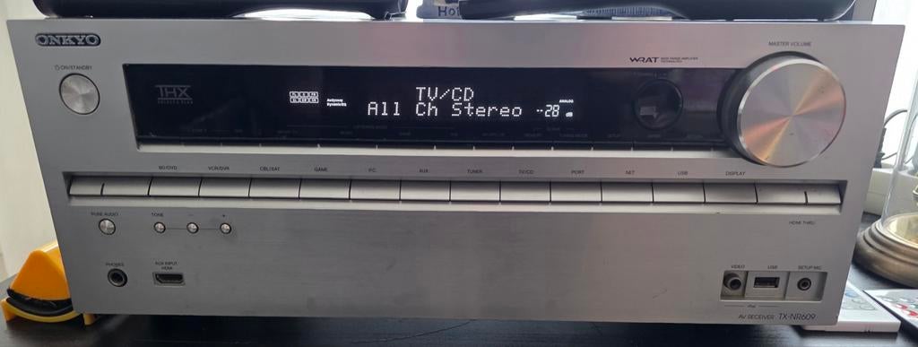 Onkyo TX-NR609, Ophalen, Zo goed als nieuw, 120 watt of meer, Onkyo