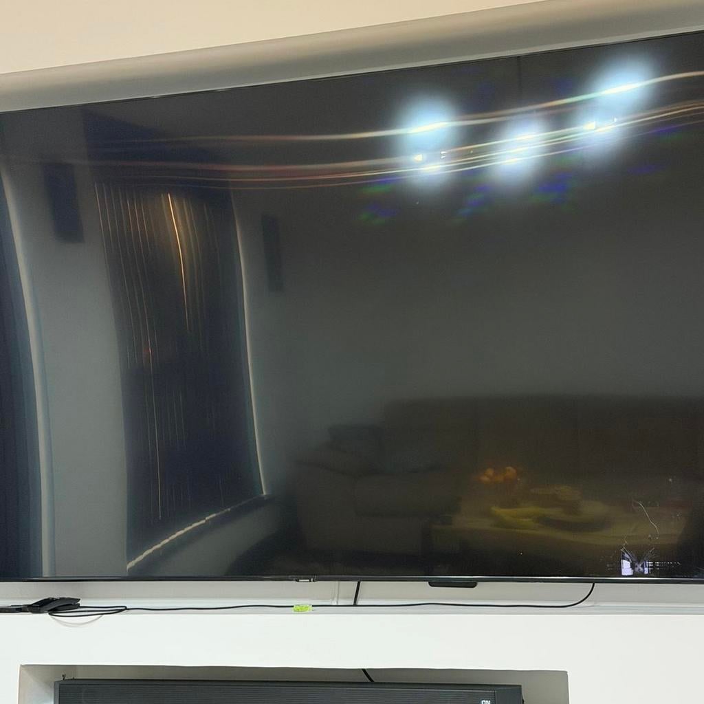 Samsung TV 85 inch met kapot scherm - voor onderdelen, Audio, Tv en Foto, Televisies, Ophalen, 50 Hz, Samsung, 100 cm of meer