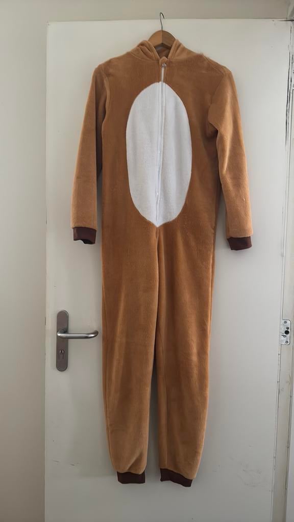 Onsie leeuw 158/164, Ophalen of Verzenden, Zo goed als nieuw, Overige maten