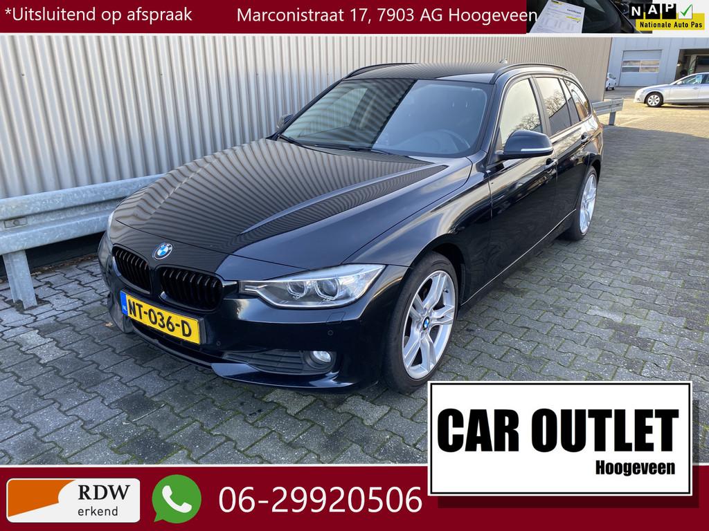 BMW 3 Serie Touring 316i High Executive iDrive, Navi, Clima,, Gebruikt, Euro 6, 4 cilinders, Zwart