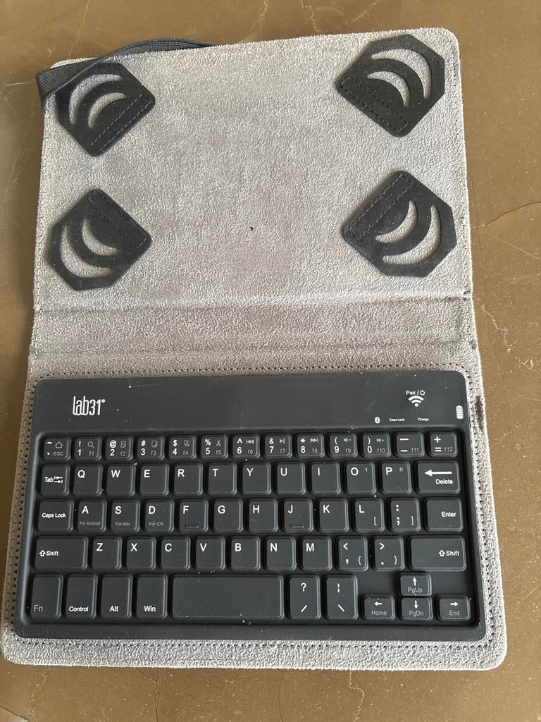 Lab31 toetsenbord voor tablet TEAB, Gebruikt, Multimediatoetsen, Ophalen of Verzenden, Draadloos