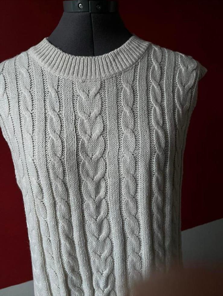 Crèmekleurige gebreide  jurk van Pescara maat L / XL. NIEUW, Wit, Maat 42/44 (L), Nieuw, Ophalen of Verzenden