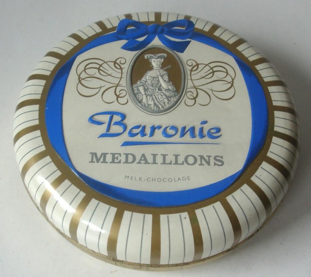 3 verschillende blikken Baronie Medaillons, zie de foto's., Ophalen of Verzenden, Zo goed als nieuw, Overige