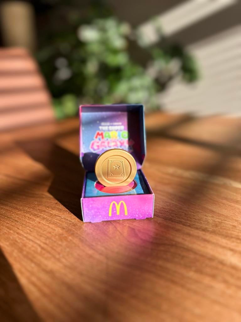 Exclusieve Mario munt van McDonald's, Ophalen of Verzenden, Overige waardes, Losse munt