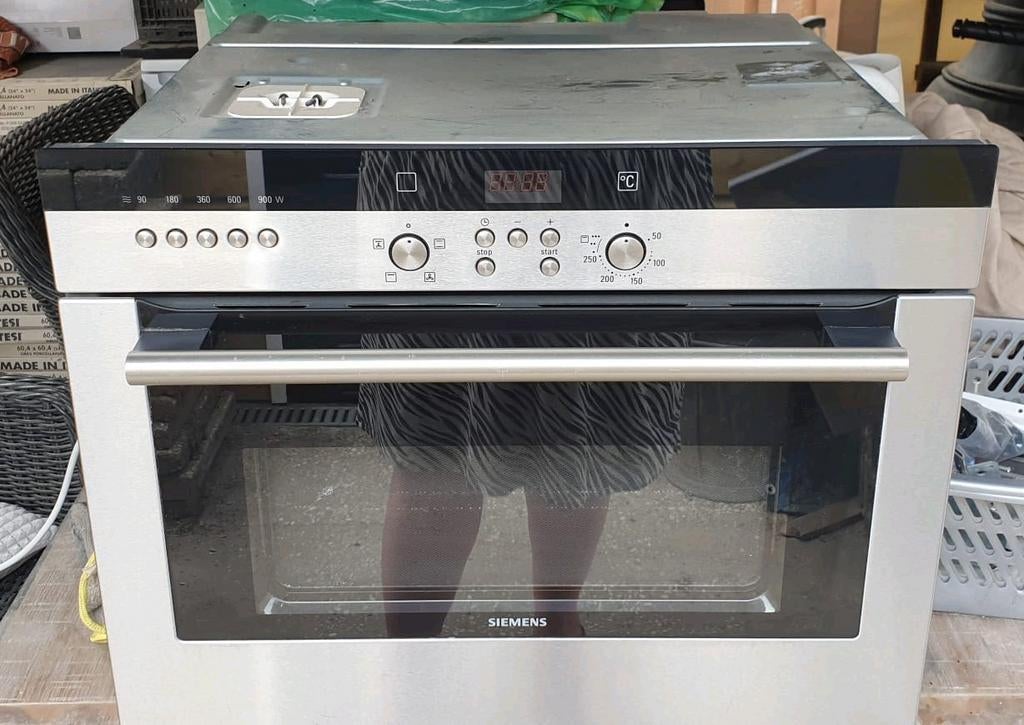Siemens HB84K550 inbouw combimagnetron, Ophalen, Combimagnetron, Gebruikt, Hete lucht